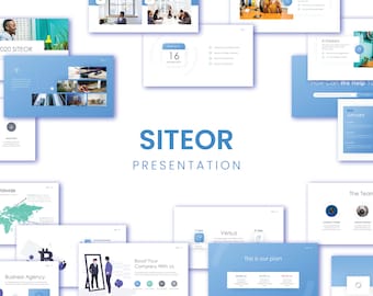 Siteor PowerPoint Template, Professional Business Presentation (Digital)