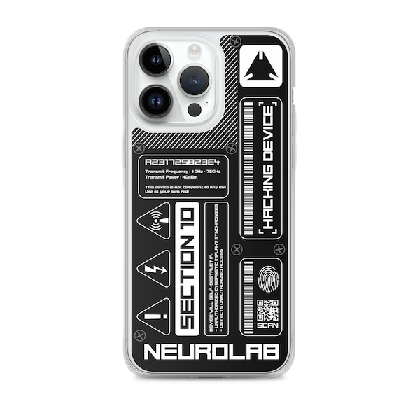 Hacking Gerät // Handyhüllen für iPhone // Cyberpunk Sci-Fi Accessoire // Techwear // Festival Rave Accessoire // Kunst