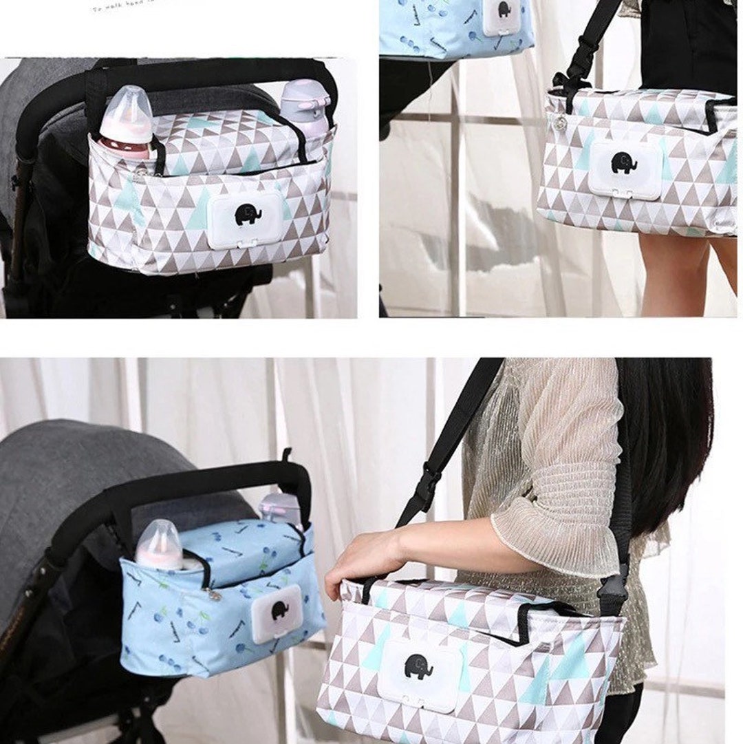 Baby Stroller Organizer Bag Mummy Diaper Bag Hook Baby Carriage
