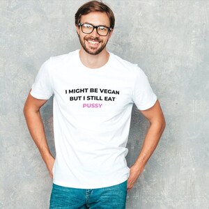 Camiseta Ofensiva Vegana Camiseta Inapropiada Regalo Vegano Keto Camiseta Sátira Ofensiva Regalo para Hombre para Amigo Camiseta Ofensiva Inapropiada