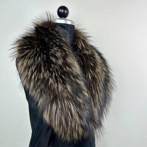 Genuine Fox Fur Collar: Handmade Luxury Fur Stole