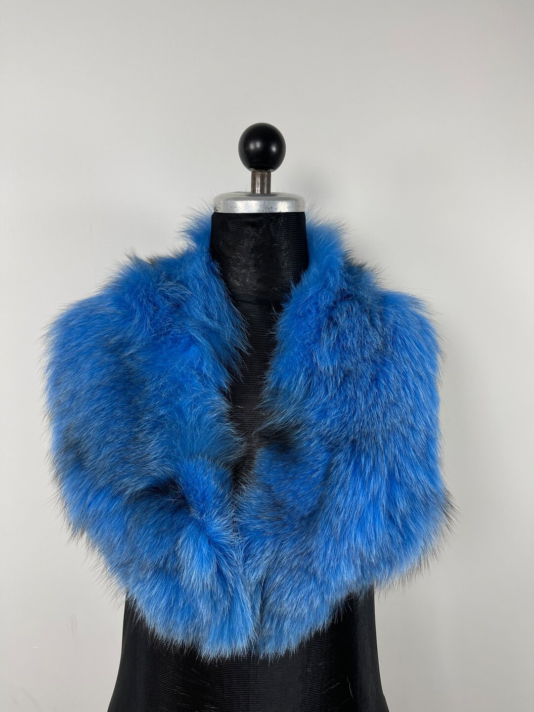 Genuine Fur Fox Collar Real Fur Collar Fur Stole Luxury Fox Etsy