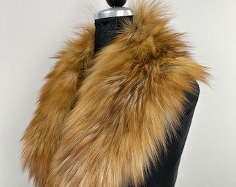 Real Fox Fur Collar: Luxury Fur Stole