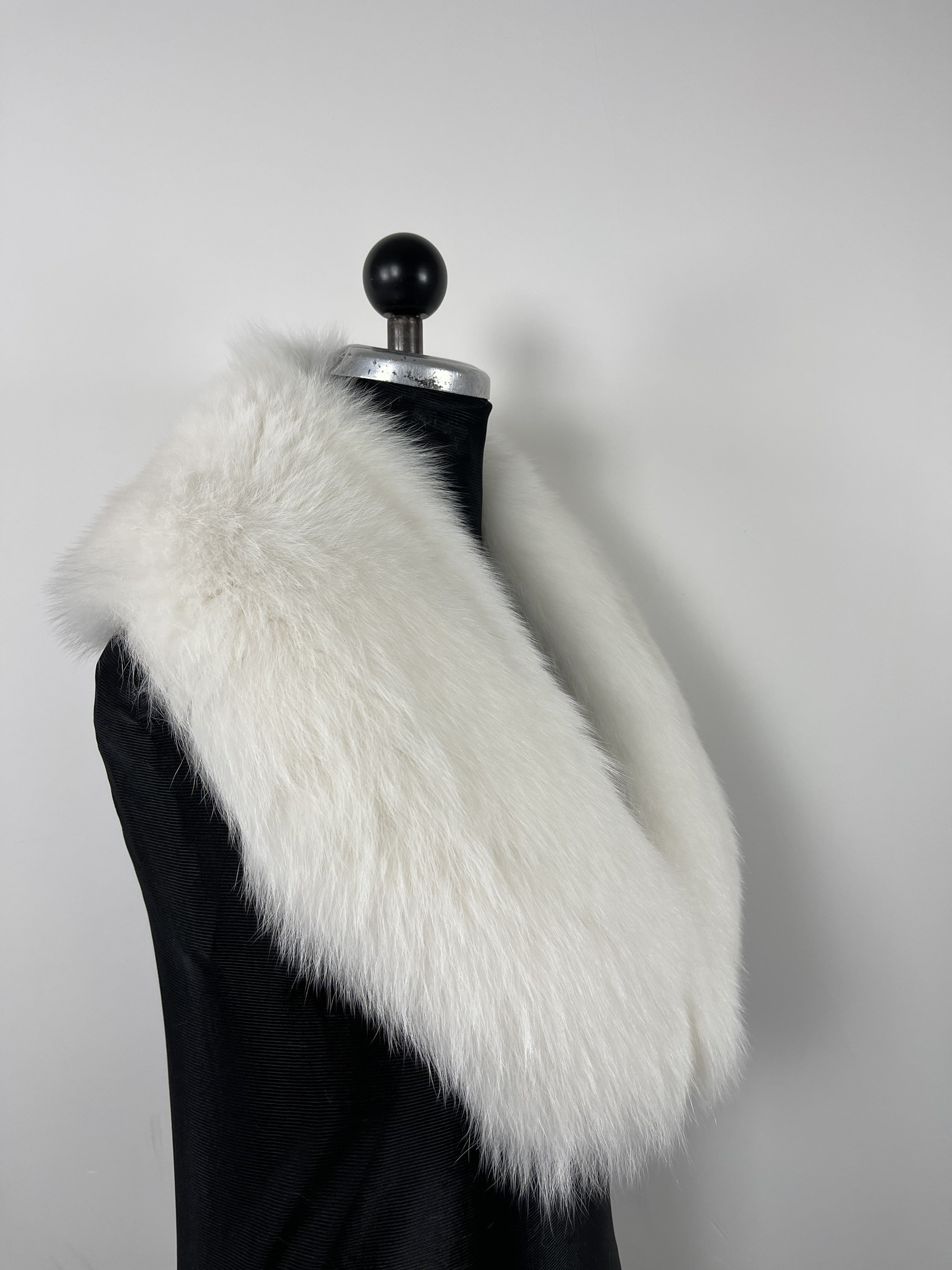 Étole De Mariée En Vraie Fourrure De Renard Blanc - Taille Unique - Neuf Sans étiquettes