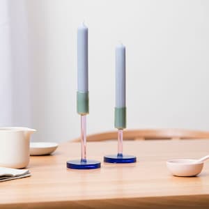 Glass Candlestick - Medium