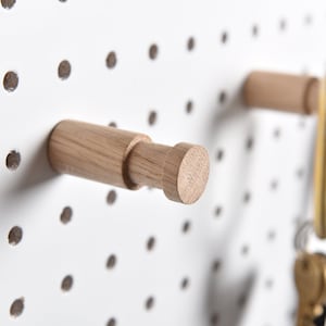 Large Wooden Pegboard Peg