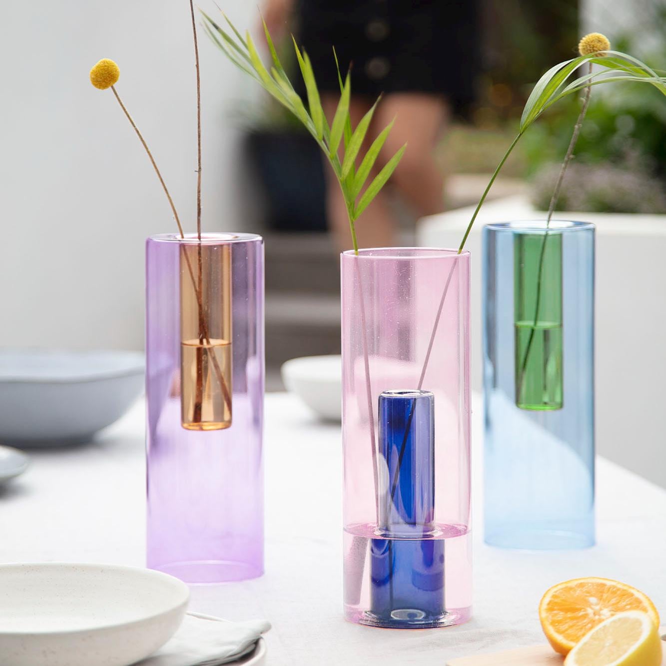Reversible Glass Vase