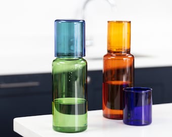 Glass Carafe with Lid