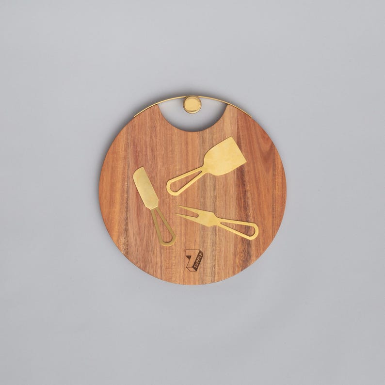 Block Design Cheese & Charcuterie Board - Thumbnail 5