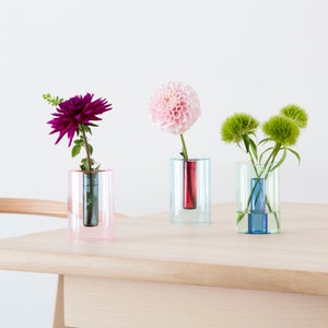 Small Reversible Glass Vase