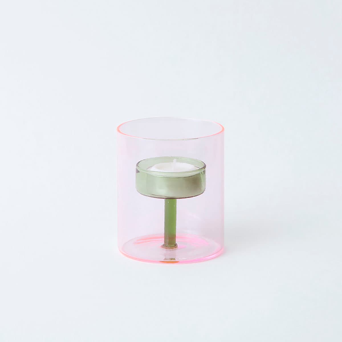 Duo Tone Glass Incense Holder