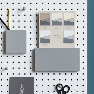 Wooden Letter Holder for Pegboard