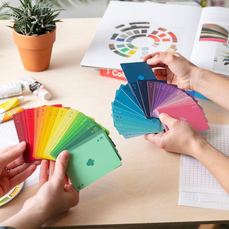 Gradient Playing Cards - Etsy