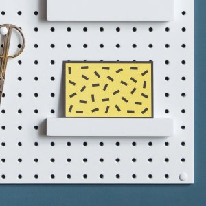 Wooden Picture Shelf for Pegboard