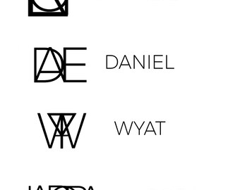 Logotipo de nombre, logotipo de nombre personalizado personalizado, diseño de tatuaje personalizado