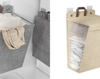 Laundry Made Easy: The Multifunctional Foldable Adhesive Laundry Basket Hamper