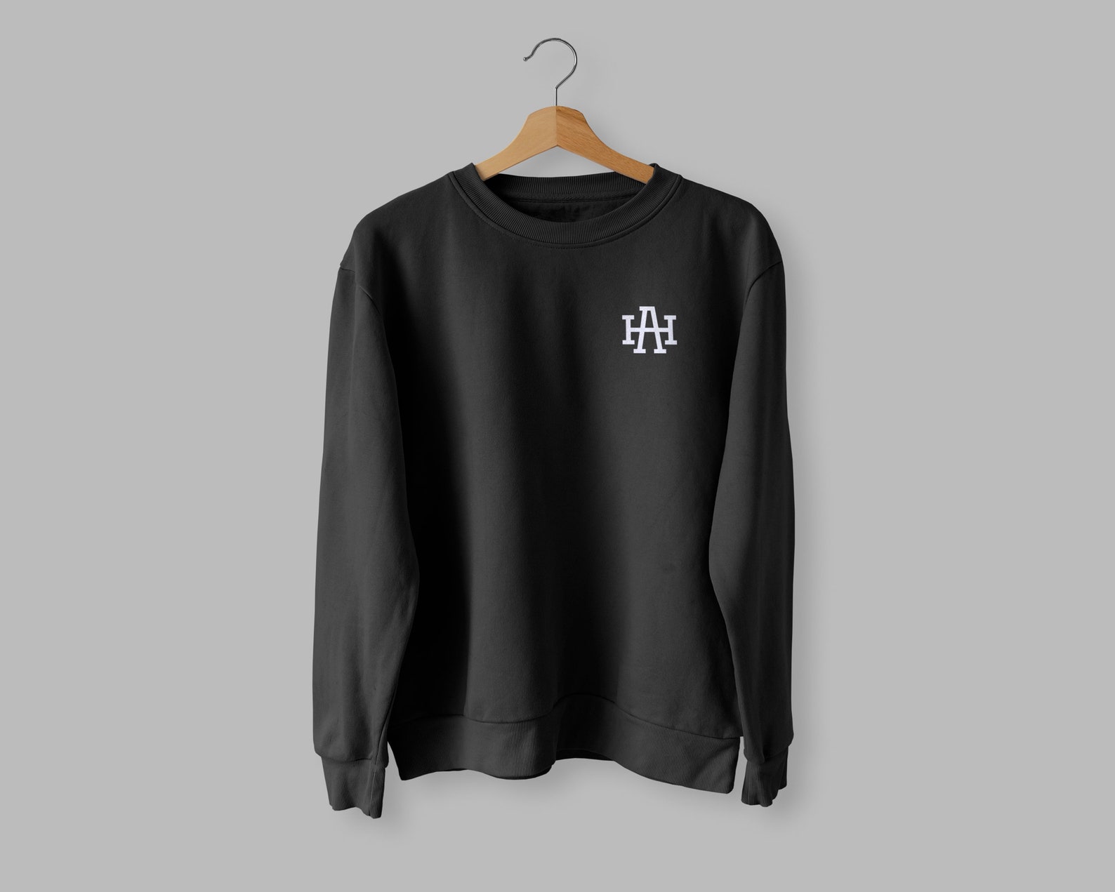 Left Side Intital R Interlocking Initals Interlocking AH Monogram SVG: Slab Serif Initial Logo (digital Download ...