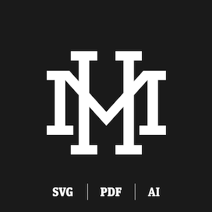 May include: A white monogram logo with the letter "M" repeated three times in a stylized design. The logo is on a black background.