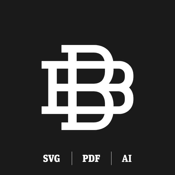 Double B Monograms Etsy