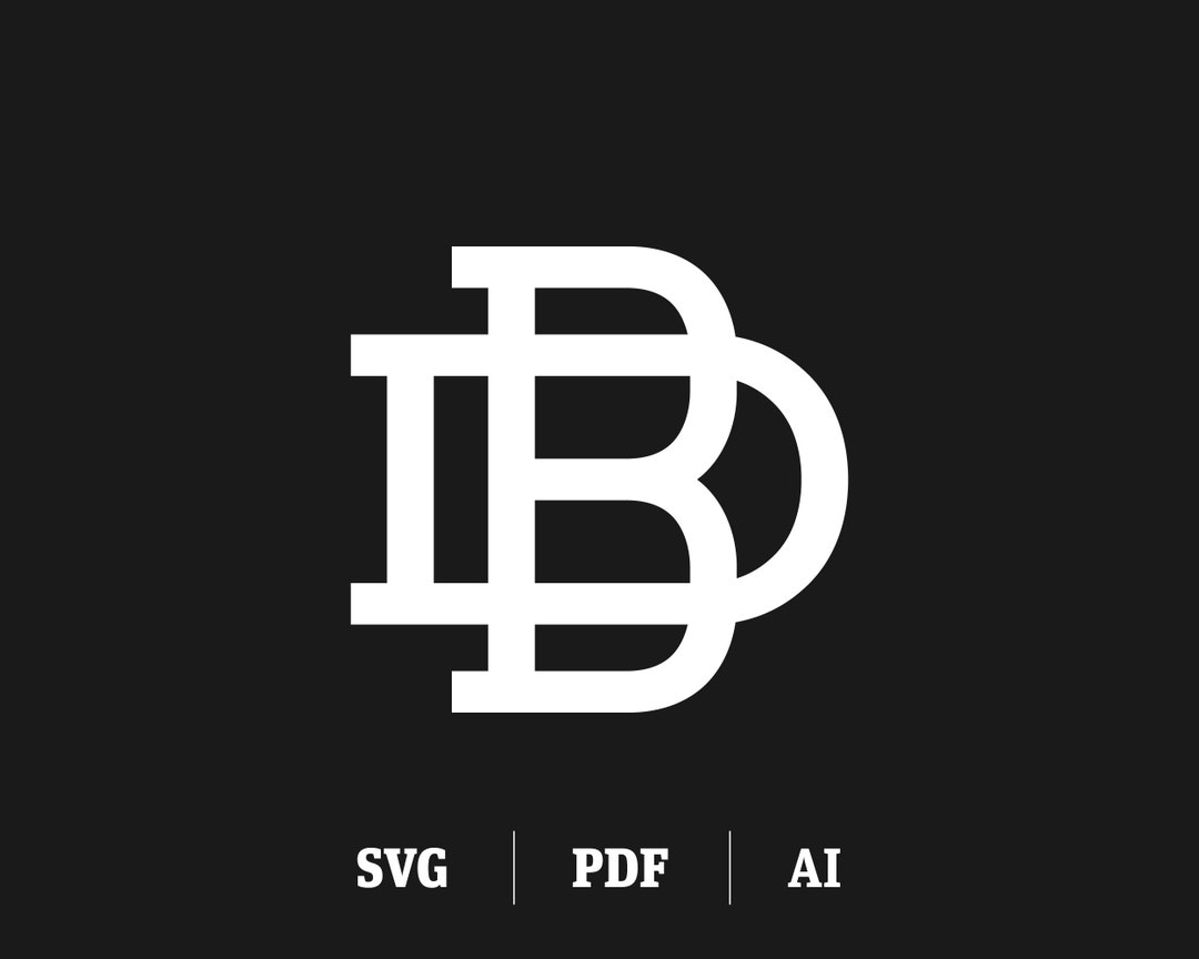 Interlocking BD/DB Monogram Logo Template (digital Download) - Etsy