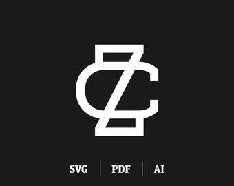 ☆ ☆ Here is the Black CKJ l Monogram Mini C Interlocking CE / EC Monogram | Initial C & Initial E Slab