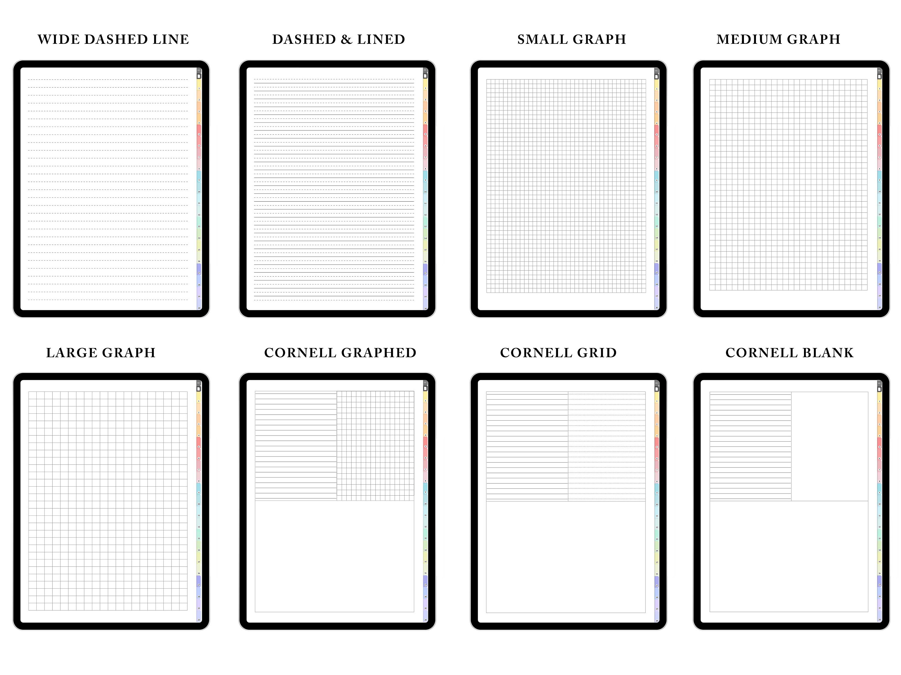 Digital Notebook Digital Notes Template Digital Journal Digital 