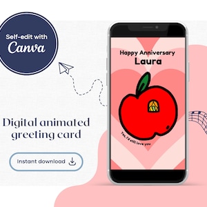 Zabawna E-kartka Rocznicowa Robaka | Animowana z Muzyką