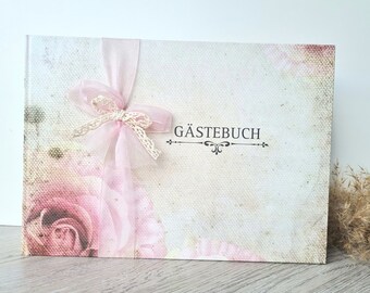 Gästebuch Blanko - Rose