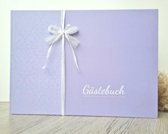 Guestbook Blank - Purple