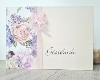 Guestbook blank - flower