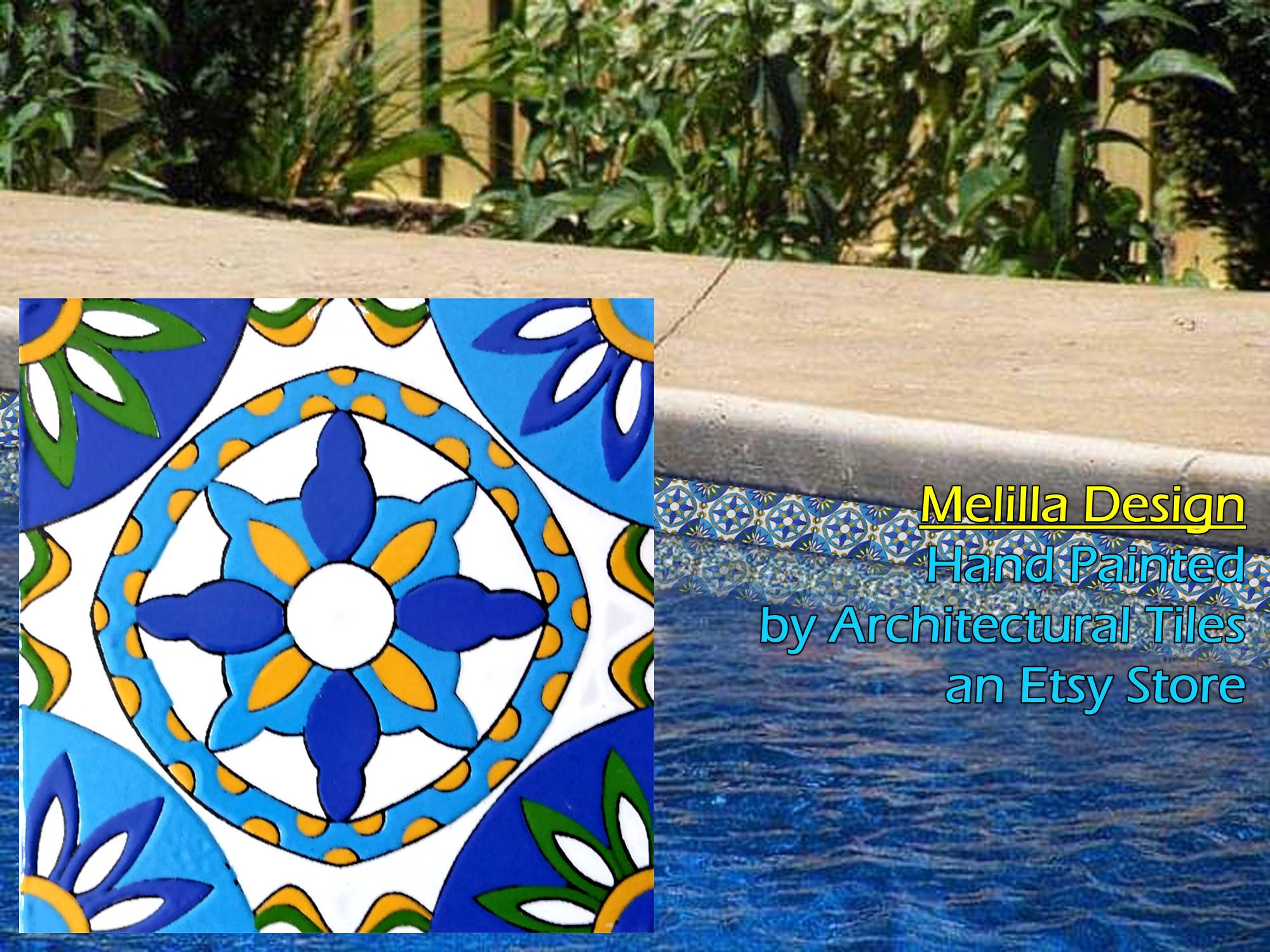 6inx6in Architectural Tiles, Decorative Wall Mosaic Ceramic
