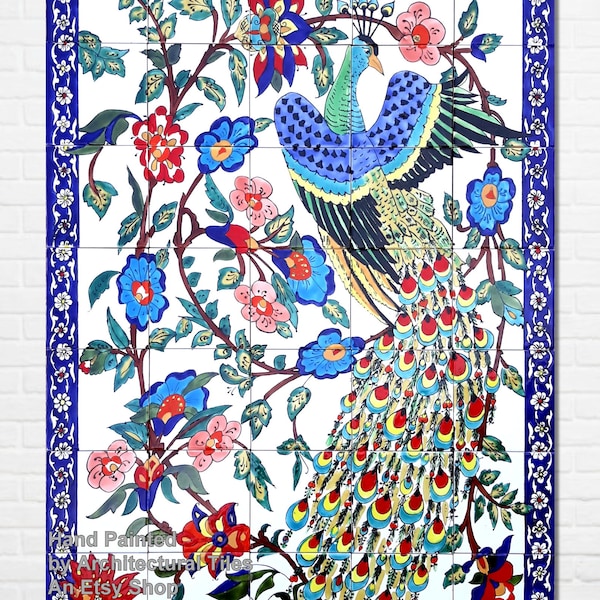 Large Tile Mural Etsy