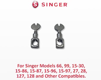 2x Vintage Singer Sewing Machine Needle Foot Clamp Singer Part 2054