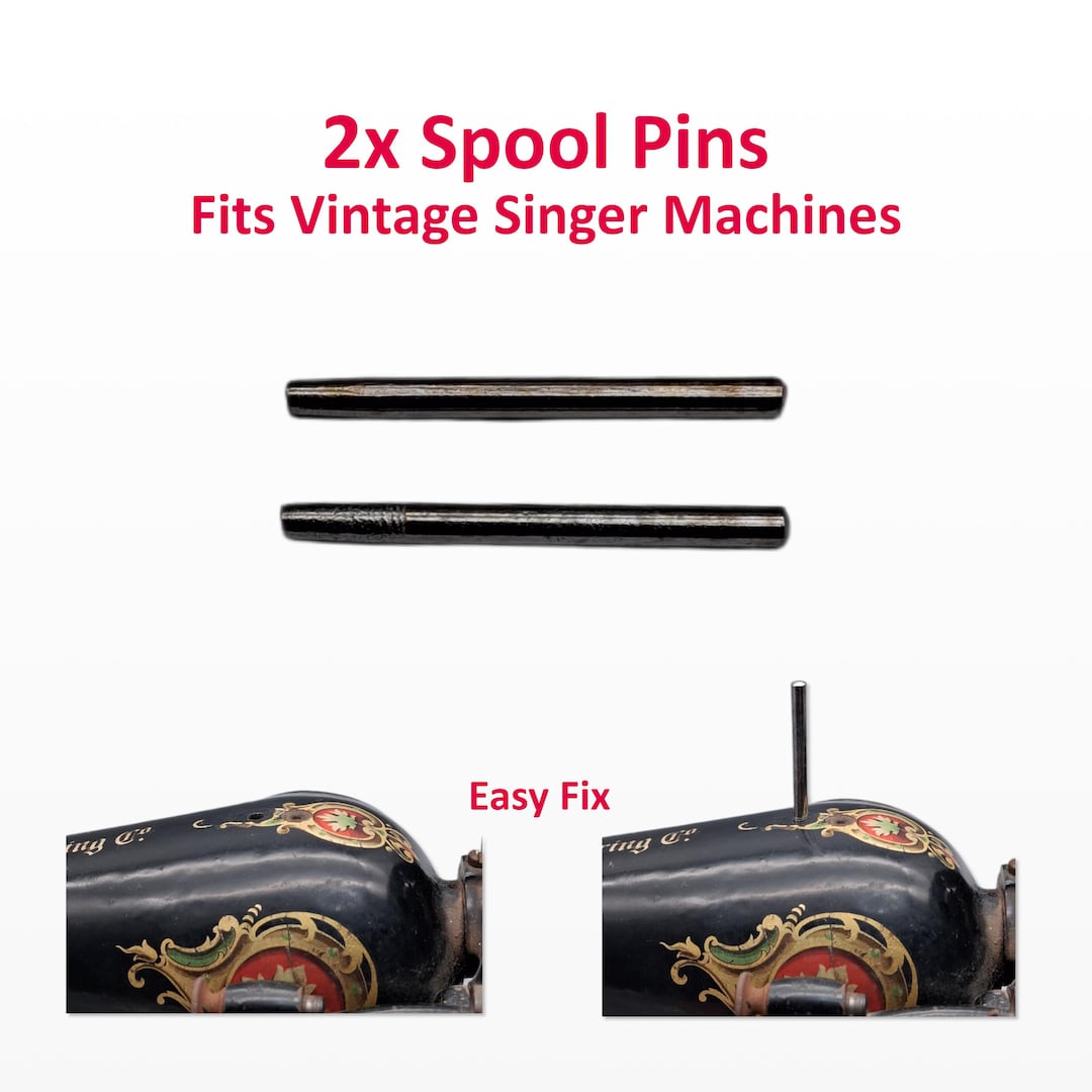 Vyzer Singer Pin 2× Spool Pins for Vintage Singer Sewing Machines - Etsy