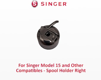 Metal Shuttle Bobbin Holder for Singer Sewing Machine Models 15, 15K Simanco 125291 and Other Compatible Sewing Machines