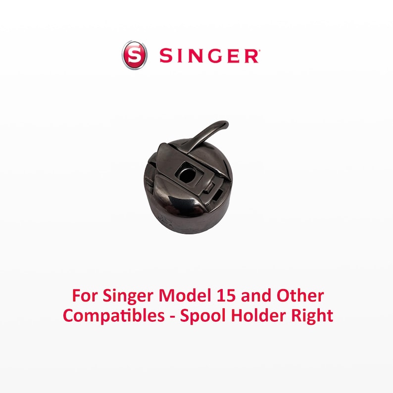 Metal Shuttle Bobbin Holder for Singer Sewing Machine Models 15, 15K Simanco 125291 and Other Compatible Sewing Machines image 1