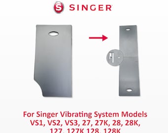 Placa deslizante trasera Singer VS – Repuesto Simanco 54512 para modelos VS1, VS2, VS3, 27K, 28K, 127K, 128K – Nueva