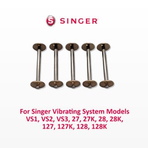 5x Singer Bobbin for Sewing Machine Models VS1, VS2, VS3, 27, 27K, 28, 28K, 127, 127K, 128, 128K