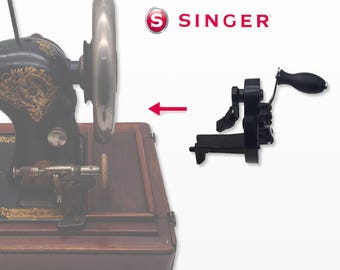 Hand Crank for Antique/Vintage Singer Sewing Machine with Flywheel Flange Gears