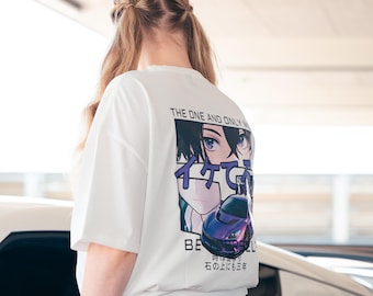 T Shirt Car Motif, Anime, Manga Car Car T Shirt, Car Merch, JDM Merch