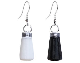 Pendientes de salero y pimentero, divertidos pendientes de comida, joyas colgantes con temática de cocina
