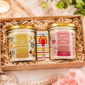Retirement Gift Box for Women - Not Your Problem Candle - Congratulations Gift Set, Farewell Gift Basket for Coworker, Next Chapter Candle