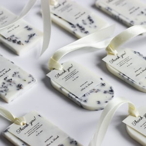 Duftende Lavendel Aroma Beutel - Hochzeitsgeschenke für Gäste in großen Geschenken - Sojawachs Beutel mit getrockneten Lavendelblüten - Geschenk für Sie