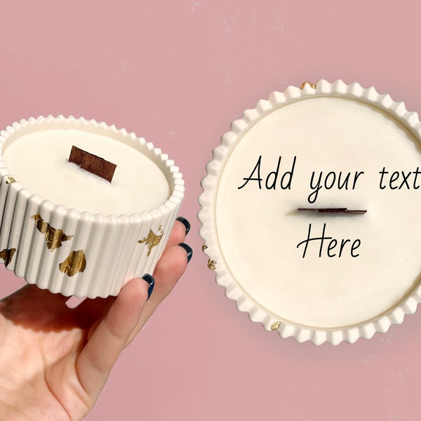 Add Your Text Candle — Personalized Gift Candle With Hidden Custom Message, Gift For Him, Gift For Her, Love Gift