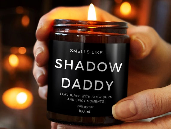 Smells Like Shadow Daddy Candle - Funny Custom Candle for Fourth Wing Fan Gift - Xaden Riorson, War College Crewneck, Rebecca Yarros