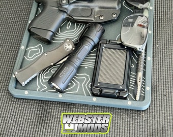 EDC Tray W/ Custom Topo Map Lines
