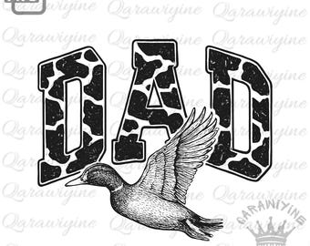 Dad Hunting PNG: Camo Duck Clipart for Father's Day (Digital Download)