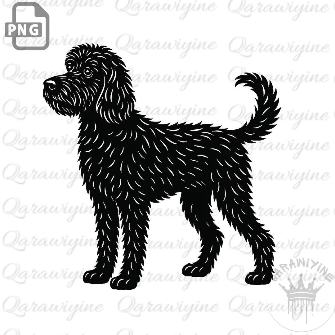 Black Goldendoodle PNG Clipart: Dog Lover Art (digital Download) - Etsy