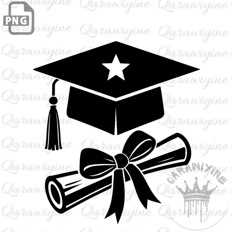 Senrior Cap Vector Graduation Cap and Diploma PNG – Diploma Clipart, Graduation Vector ...