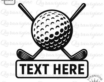 Custom Golf Logo Design: Golf Team Emblem, PNG Clipart (Digital Download